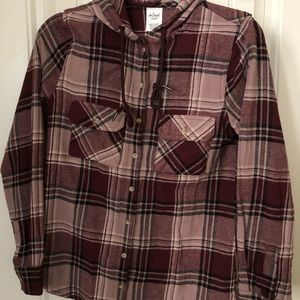 Hooded flannel